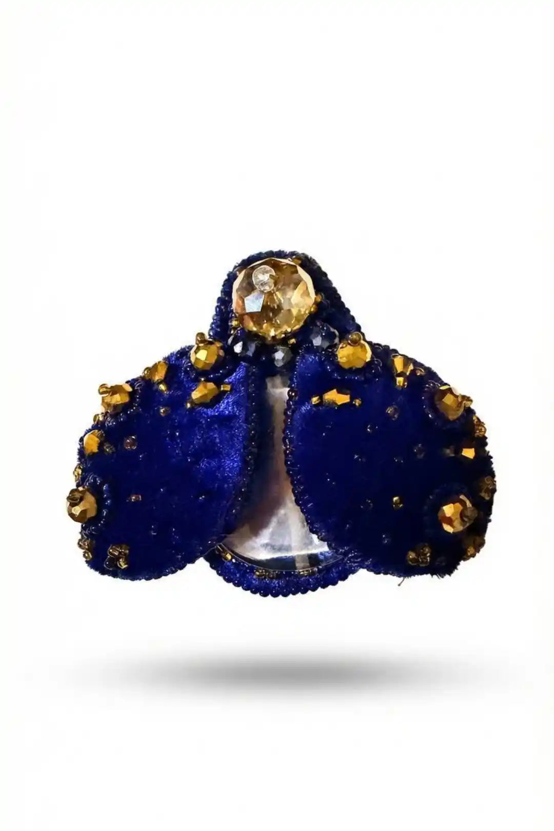 Velvet Crystal Statement Brooch