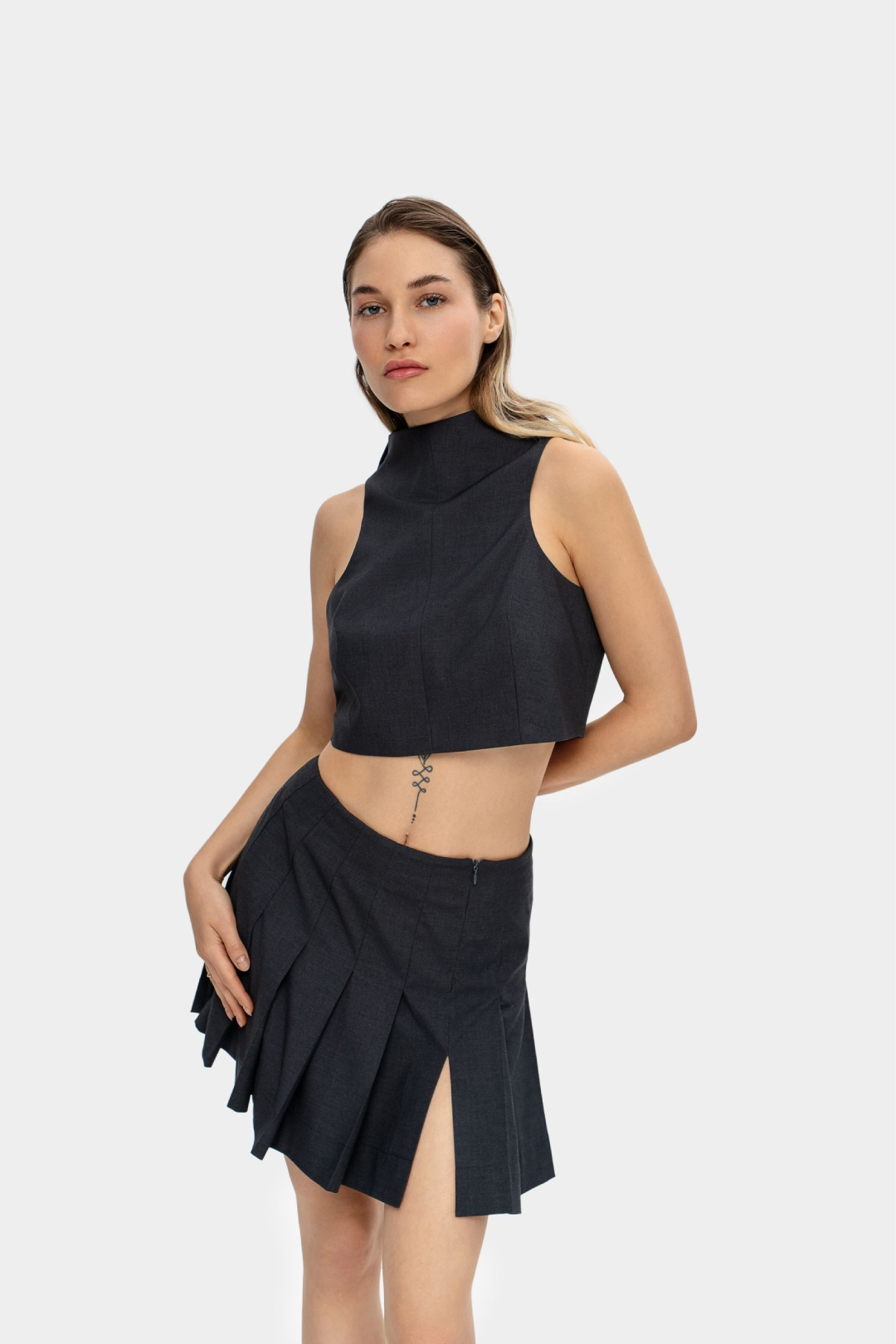 Open-Back Structured Vest