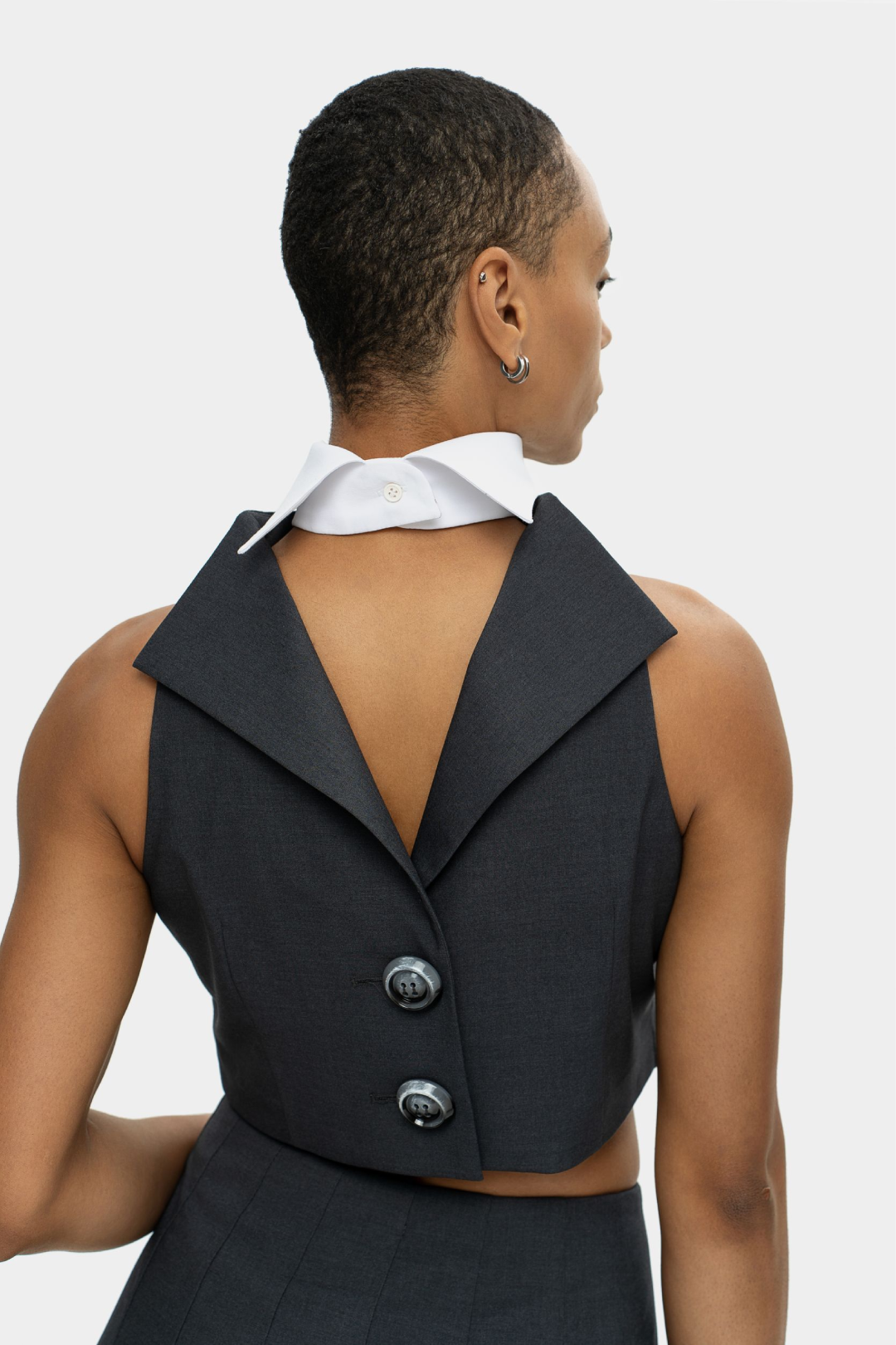 Open-Back Structured Vest