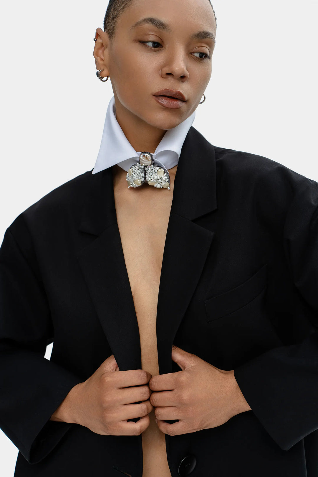 Strong Base Blazer — Midnight Black